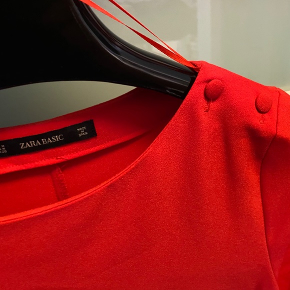 Zara flared-sleeve tunic dress - Picture 10 of 15